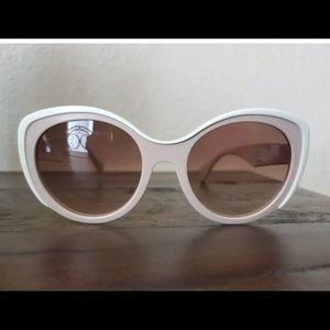 RARE Genuine PRADA Ivory Beige White Womens Sunglasses